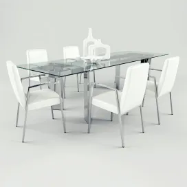 Calligaris Tower table Amsterdam chair